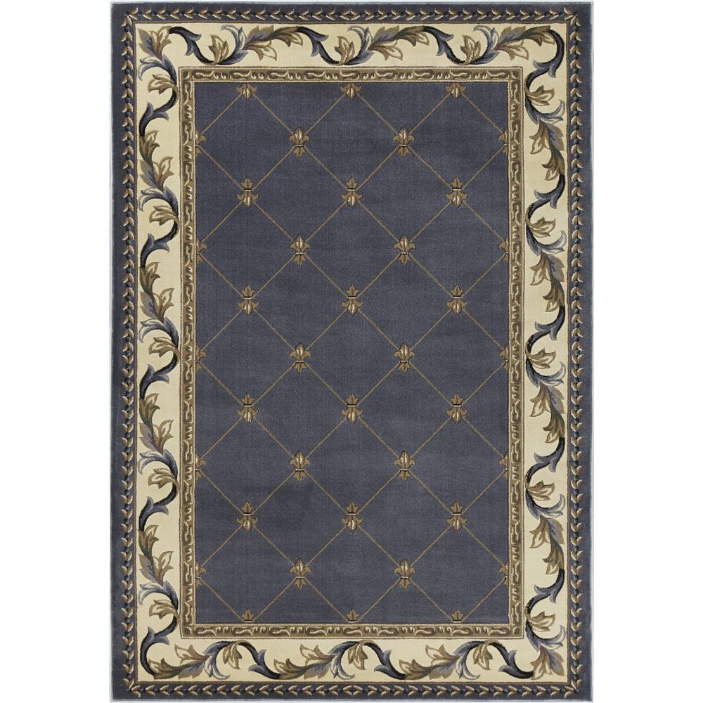 KAS 5320 Corinthian 3 Ft. 3 In. X 4 Ft. 11 In. Rectangle Rug in Blue